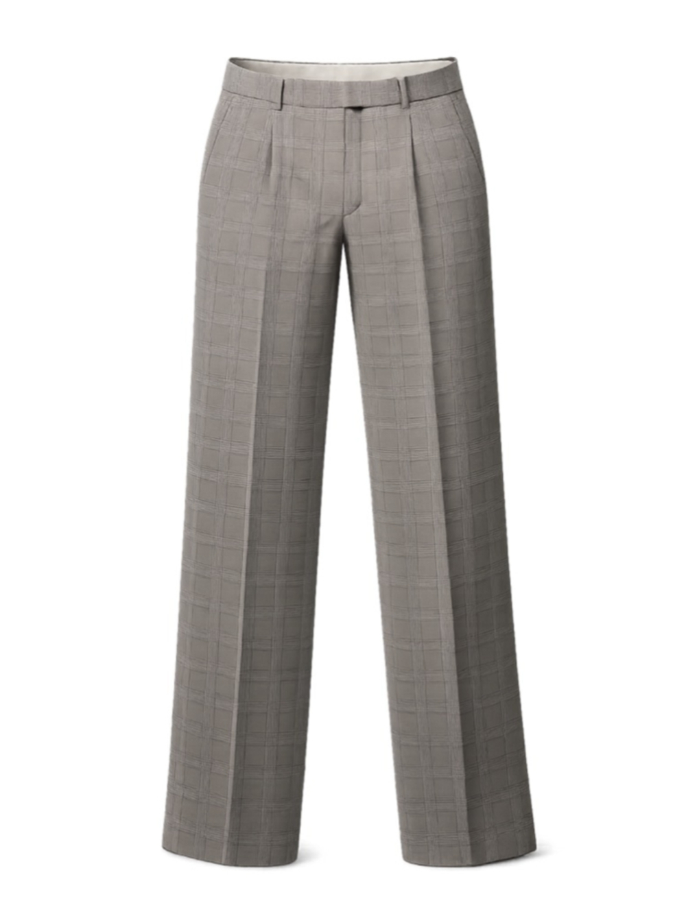 Women's American Eagle Gray Plaid Wide Leg Trousers Size 14
196